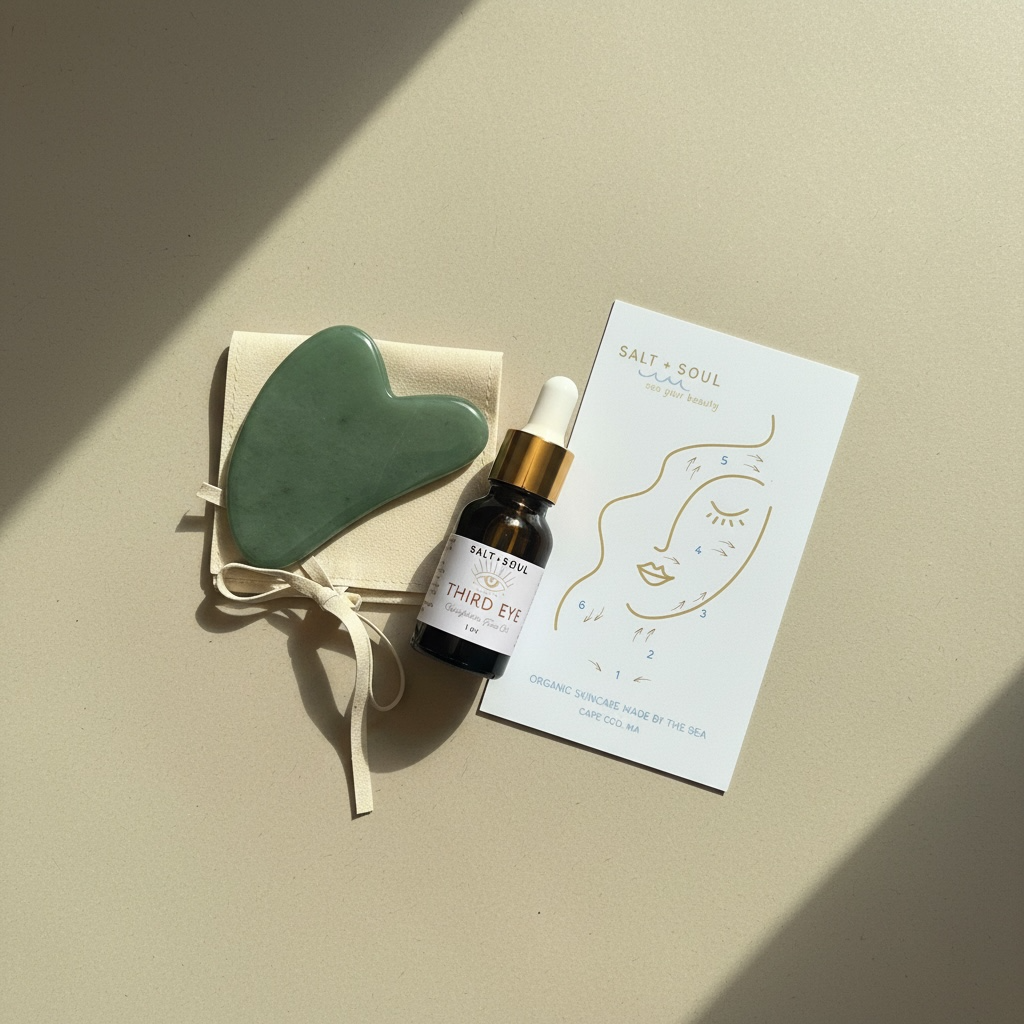 Gua sha set | Organic Face Serum | Face Sculpting